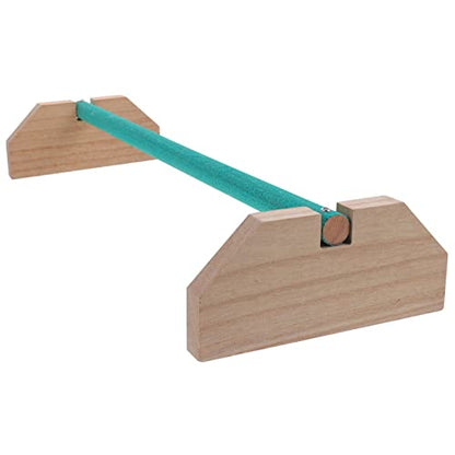 Mipcase 2pcs Wooden Chicken Perch Stand Natural Wood Roosting Bar for Chickens and Birds Playground Toy for Coop Brooder Safe and Smooth Design for Secure Resting