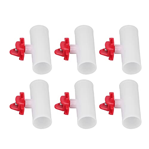 Chicken Nipple Waterer, Durable Automatic Water Feeding Cups with Leakproof Design for Poultry Farming Stainless Steel PP Material 20 Sets - size: G3/4