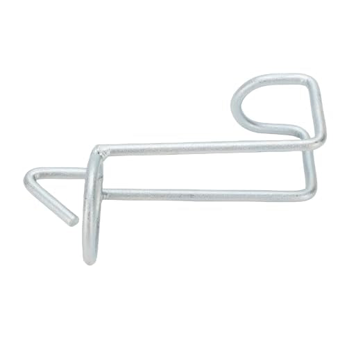 Haofy 2 Pack Horse Feed Bucket Hooks, Heavy Duty Metal Tack Hook for Stables Barns Fences, with Weather Proof Coating for Horses Cows Sheep Livestock Accessories