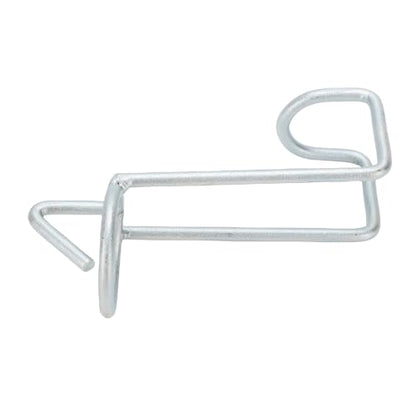 2Pcs Horse Feed Bucket Hooks, Heavy Duty Metal Stall Stable Hanger for Barn Fence Livestock Accessories, with Weather Proof Coating for Equestrian Water Holder