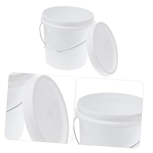 Airtight Food Grade Storage Bucket Thickened Plastic Container with Lid for Pet Food Livestock Feed Water and More Multi Use Sealed Bucket for Home and Outdoor