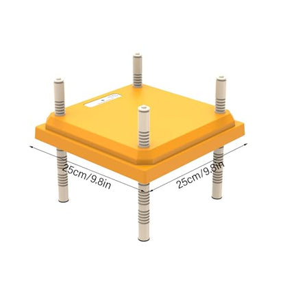 Heat Lamp for Chicks, Chick Brooder Heat Plate, Adjustable Height & Angle Chick Warmer, Energy-efficient Heating Plate for Chicks, Orange Yellow..