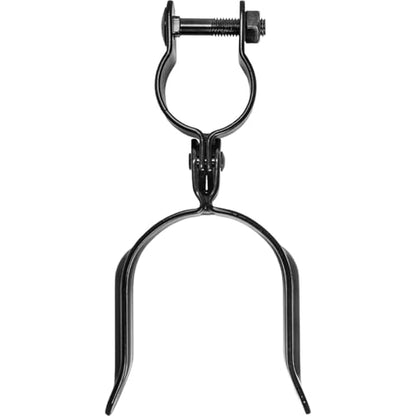 Black 1-5/8" x 2-7/8" Heavy Duty Fork Latch - Pressed Steel - Powder Coated - size: 1-5/8" x 2-7/8"