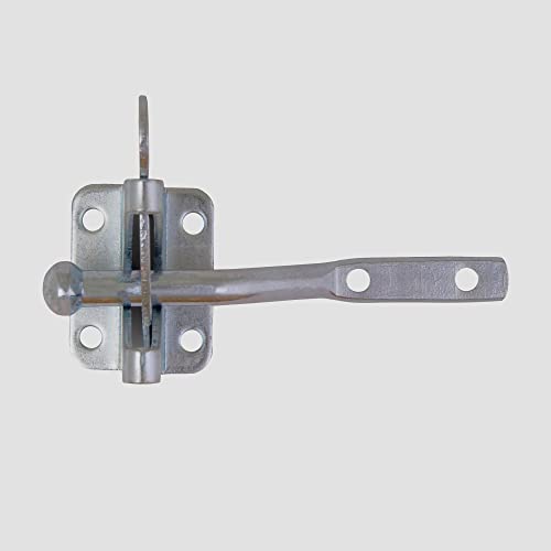 Design House 189407-GS Self-Locking Heavy Duty Gate Latch 2-Pack Galvanized Steel - color: Galvanized Steel, size: 2-Pack Gate Latch or Lock