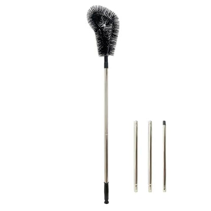 1 pcs 200 cm Huge Tank Brush (Black), Big Brush Head Size (32 cm), Long Handle, with Extendable Stainless Steel Pole, PP Stiff-Bristled, for Large Water Bucket - color: 1 Pcs 200 Cm (Black)