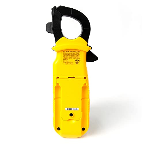 UEi DL369 Digital Clamp Meter HVAC Auto-Ranging 4000 Counts Volt Meter AC Amp Meter Measures AC Current AC/DC Voltage & Microamps Capacitance Resistance Diodes NCV Continuity Tester Live Wire Test