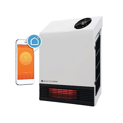 Heat Storm HS-1000-WX-WIFI Infrared Wi-Fi Heater, 1000 Watt - color: Wi-fi