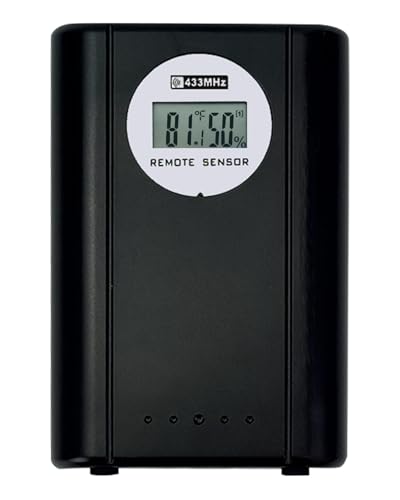 H998 Remote Outdoor Sensor with LCD Display for NO.26007 Wireless Weather Station Sensor Replacement - color: Remote Sensor