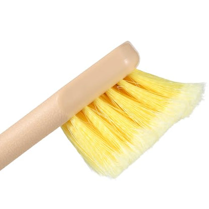 Mr. Detroit - 20" Long Handle Wash Brush w/Heavy Duty Scrub Brush with Non-Slip Long Handle for All Wheels Tire, Like Automobile, Motorcycle, Bicycle and Ship