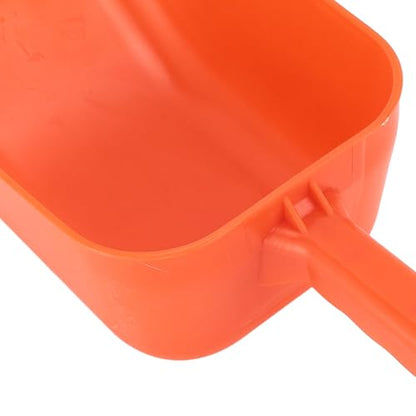 Plastic Feed Scoop 3 Pack | Sturdy Handheld Feed Shovel for Livestock/Poultry/Horses | Resilient & Water - Feeding Tool with Ergonomic Handle