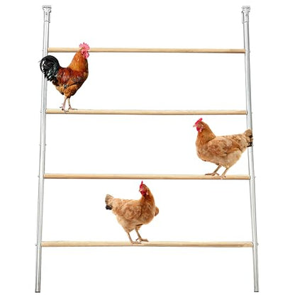 Chicken Roosting Bar, Large Chicken Perch for Coop,Easy to Installation&Clean,Roosting Perch,Roosting Bars for Chickens in Coop,Poultry Toys for Backyard,Poultry coop Accessories(56' L X 39' W)