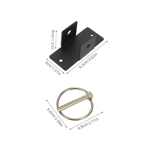 Cabilock Heavy-Duty Steel Livestock Bucket Hook with Quick Release and Pin for Feed Buckets in Horse Stables and Tack Rooms, Barn and Stable Supplies