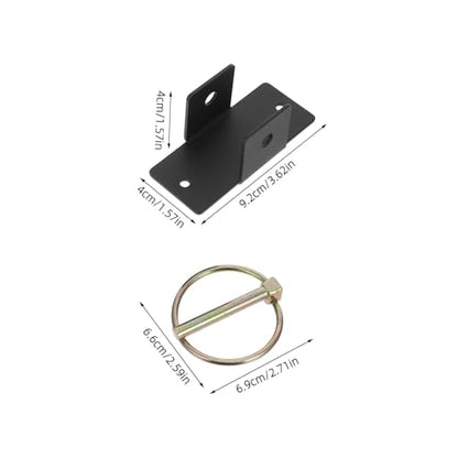Cabilock Heavy-Duty Steel Livestock Bucket Hook with Quick Release and Pin for Feed Buckets in Horse Stables and Tack Rooms, Barn and Stable Supplies