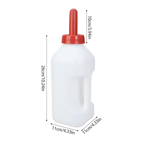 Large Capacity Calf Milk Pots Detachable Nipples Farm Animal Feeding Bottle Calf Feeding Supply Easyly Calf Nursing Bottle