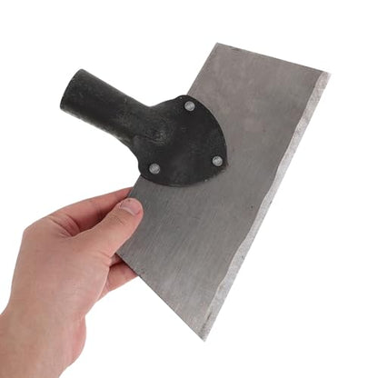Farm Cleaning Shovel: Manganese Steel Excrement Shovel Multi-Function Floor Scraper for Garden Landscaping Poultry Barn Wall and Ice Removal, Rod Not Included