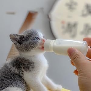 15 Pcs Pet Feeding Bottle Nipple, Baby Cat Milk Nipples Dog Silicone Nipple Feeding Nursing Bottle Nipple for Dog Puppy Cat Kitten