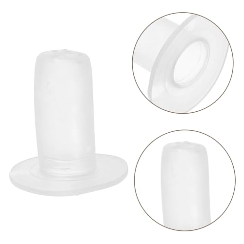 Abaodam 5pcs Calf Nursing Nipple Set Silicone Animal Feeding Teats for Cattle and Small Animals Sturdy Milk Bottle Accessories Comfort Fit Design