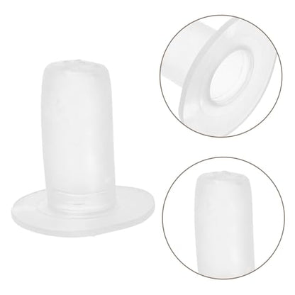 Abaodam 5pcs Calf Nursing Nipple Set Silicone Animal Feeding Teats for Cattle and Small Animals Sturdy Milk Bottle Accessories Comfort Fit Design