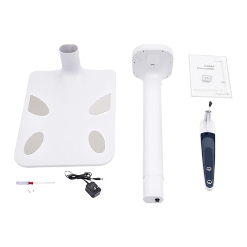 Professional Digital Physician Scale - Ultrasonic Medical Body Analyzer Scale, Standing Height and Weight Scales for Measuring Fat, BMI Muscle Calories and More, 440lb Capacity, 31.5-76.77 in