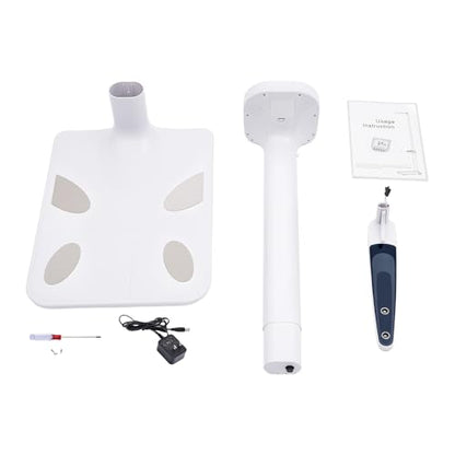 Professional Digital Physician Scale - Ultrasonic Medical Body Analyzer Scale, Standing Height and Weight Scales for Measuring Fat, BMI Muscle Calories and More, 440lb Capacity, 31.5-76.77 in