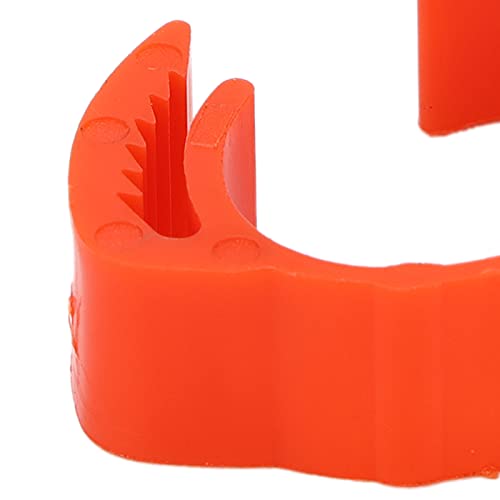 100Pcs Colorful Plastic Chicken Leg Buckle Rings, Retractable Poultry Identification Bands for Chicken Duck Bird, Safe and Material for Poultry Feeding Supplies (Red (100 Pieces per Pack)) - color: Red (100 pieces per pack)