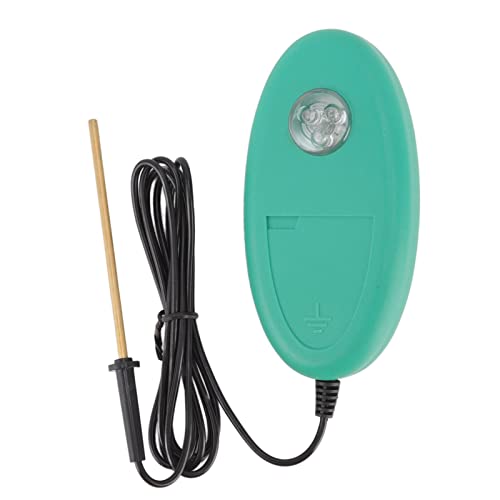 Electric Fence Voltage Tester, Waterproof Fence Fault Finder, Portable Fence Voltage Meter with Warning Light for Farm Garden Livestock Fences