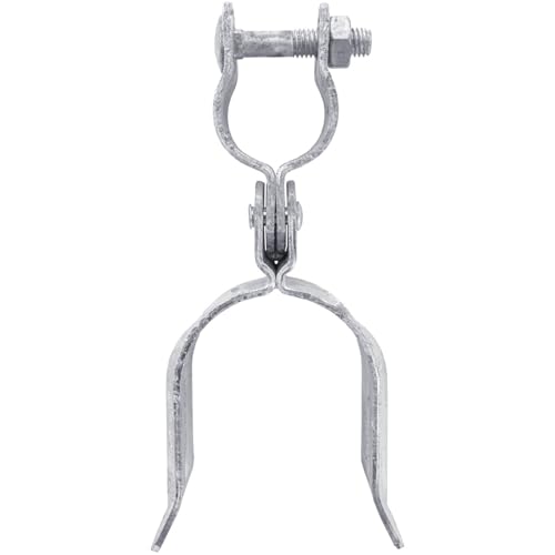 Heavy Duty Fork Latch (Bolt in) 1-3/8" x 2-3/8" Galvanized Pressed Steel - size: 1-3/8" x 2-3/8"