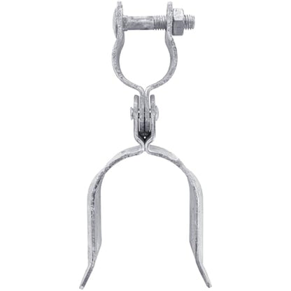 Heavy Duty Fork Latch (Bolt in) 1-3/8" x 2-3/8" Galvanized Pressed Steel - size: 1-3/8" x 2-3/8"