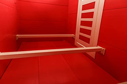New Age Pet ecoFLEX Fontana Chicken Barn - color: Red, size: 52.4"L x 29.4"W x 29.1"H