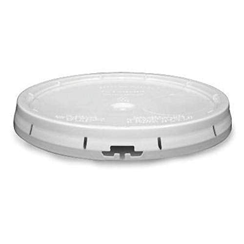 ePackageSupply 5 Gallon Bucket - Food Grade w/Lid BPA-Free,10 Pack - White | Airtight Gasketed Tear Strip Lid, Heavy-Duty 90 Mil HDPE Plastic Pail, Bulk Storage, Food Safe Durable Container, Made in USA - color: White, size: 10 Packs