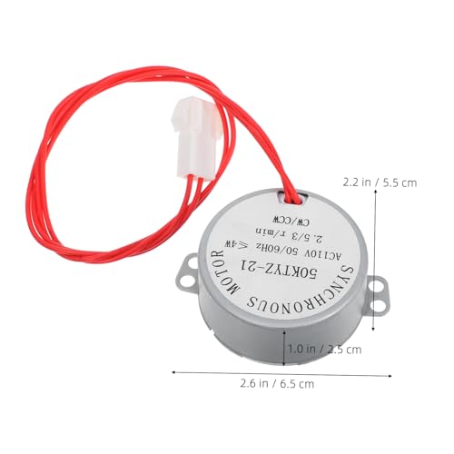 Yardwe Mini Egg Turner Motor for Incubators Synchronous Metal Motor for Hatching Chicken Eggs Replacement