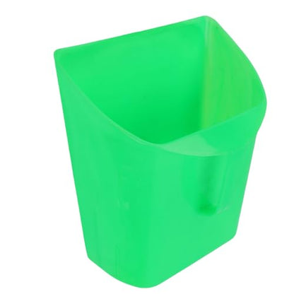 Feed Scoop 235x95x265mm Plastic Enclosed Feed Scoop with Convenient Handle for Livestock Farmers