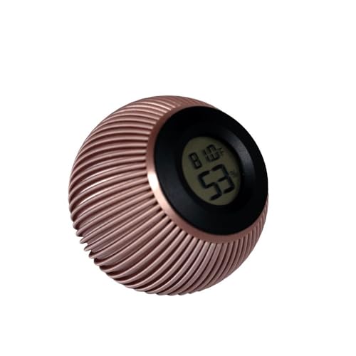 Araizan Labs Digital Hygrometer and Indoor Thermometer for Humidity Monitor - 3D Printed Plant Humidity Sensor & Room Humidity Meter - Greenhouse Thermometer and Humidity Gauge (Rose Gold) - color: Rose Gold