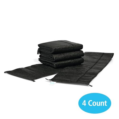 PIG Water Barrier - Sandless Sandbags for Flooding - 4 Pack - 5'L x 6.5"W x .25"H Water Diverter - PM50416 - size: 5'L x 6.5"W x .25"H
