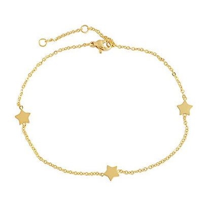 Charms Anklet Foot Bracelet for Women - color: Gold Star