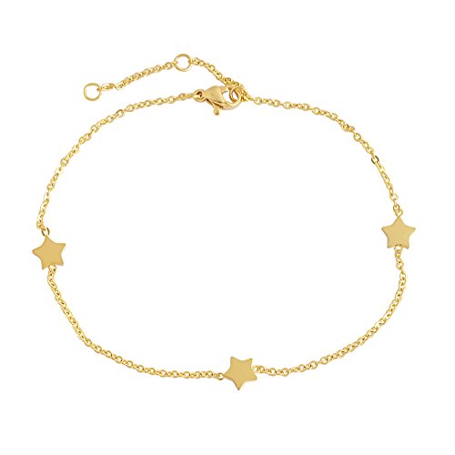 Charms Anklet Foot Bracelet for Women - color: Gold Star