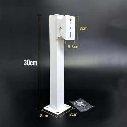 Surveillance Security Camera Mount Bracket, 13.78 inch CCTV Wall Mount Bracket with Hidden Cable Design, Rotatable Duckbill Wall Mount Holder for IP Camera, Indoor Outdoor Universal Camera Stand