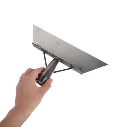 Toyvian Manganese Steel Farm Shovel Cleaning Scraper for Livestock Manure Removal 32cm Heavy Duty Poultry and Barn Cleaning Tool for Stable and Pasture Maintenance