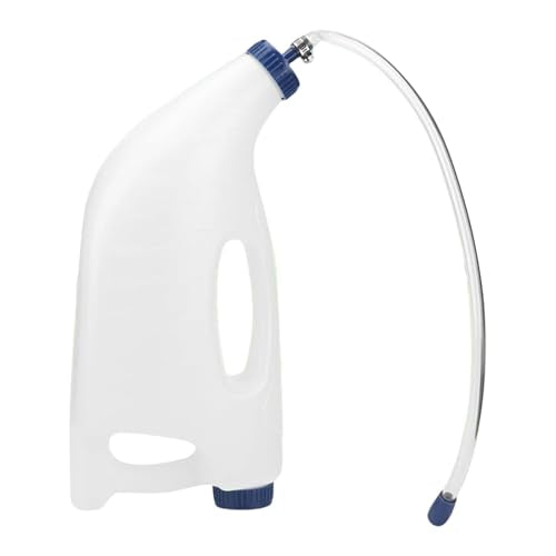 4L Calf Milk Bottle Holder with Ergonomic Handle and Dull Long Mouth Calf Milk for Feeding Cow Feeding - color: C