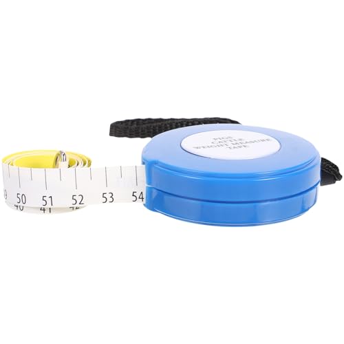 Animal Weight Measuring Tape Durable Acrylic Weight Tape for Livestock Including Pigs Cattle and Goats Portable Body Measurement Tool for Farm Use