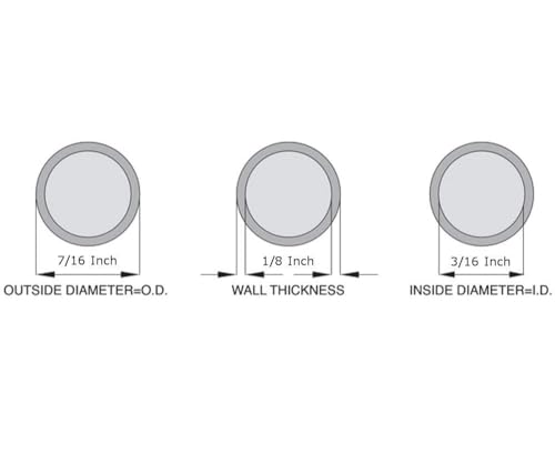 OCS Parts Silicone Tubing | 3/16" ID x 7/16" OD | 25 Feet | Multipurpose Silicone Tubing | High Temperature, Food Grade Silicone Hose Tubing for Brewing, Food, Fluid, and Gas Transfer - size: 3/16" ID x 7/16" OD, style: 25 Feet