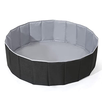 Ball Pit for Toddlers Babies Dogs Cats Iinfant Children, Foldable Ball Pits Play Tent, Crawl Playpen Ball Pool with Storage Bag, Surprise for Boys Girls Festival (Balls Not Included), Black - color: Black