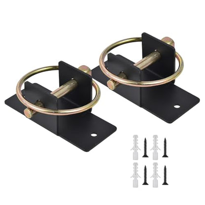 2Pack Heavy Type Steel Feed Bucket Holder for Stable Barn and Livestocks Feeding with Quickly Release Bolt - style: 2 piece set