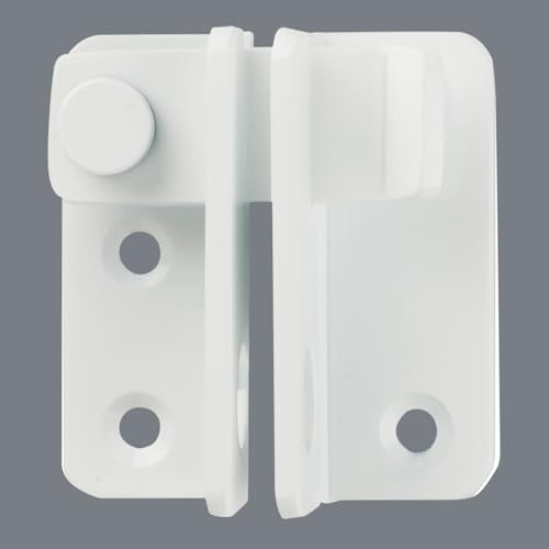 Alise Flip Latch Gate Latch White Shed Lock Shed Latch Barn Door Lock Locking Latches for Barn Fence Cabinet Garden Garage Window Pet Dog Cage,Stainless Steel Shed Door Latch Barn Door Lock,S-Size - color: White, size: Small Size (SS)