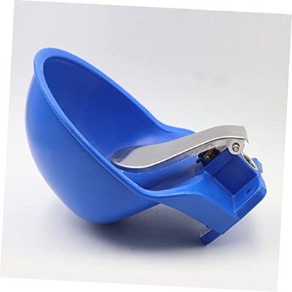 POPETPOP Farm Grade Plastic Water Bowl Large Drinking Basin for Cattle Horse Goat Sheep Stable Water Level