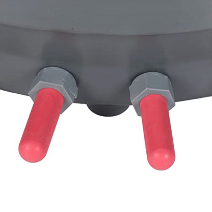 Alomejor Livestock Pacifier Milk Feed Bucket Rubber Nipple Valve for Cattle Sheep Horses Donkeys, Food Grade, Soft and Pliable for Farm Animal Feeding (MP76+MP76A Calf Pacifier with Valve) - size: MP76+MP76A calf pacifier with valve
