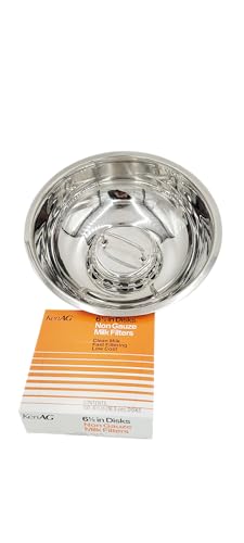 SS Strainers (New Improved Large, Strainer/Filter Combo) - color: Strainer / Filter Combo, size: Large