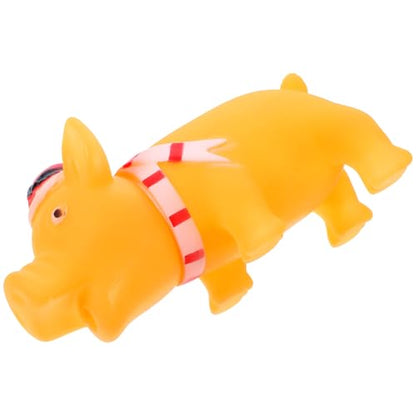 UPKOCH Squeaky Pig Dog for Dogs Chew for Teething and Training Interactive Pet for Indoor Play and Dental Health Safe Non-Toxic Material Fun Reward