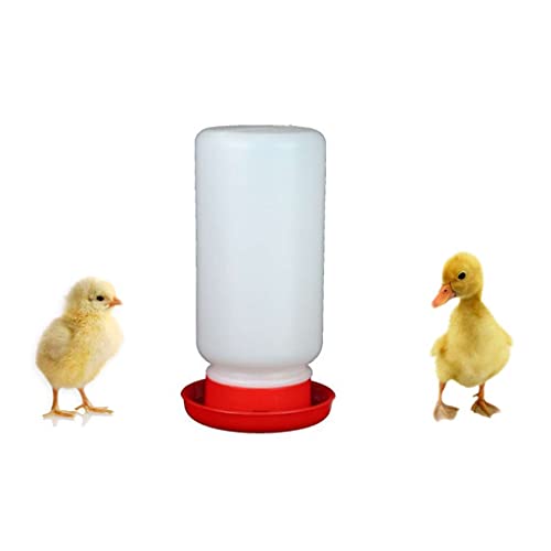 Chick Feeder and Waterer Set, Baby Chicken Water Feeder Hanging, Poultry Drinker Waterer Kits, Small Chick Food and Water Dispenser for Chicks