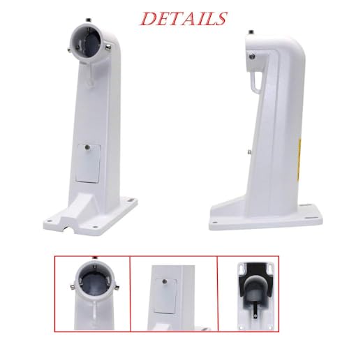 Universal Security PTZ Camera Wall Mount Bracket,Aluminium Alloy Indoor/Outdoor Dome Ball Camera Mounting Bracket for CCTV Hikvision PTZ Camera